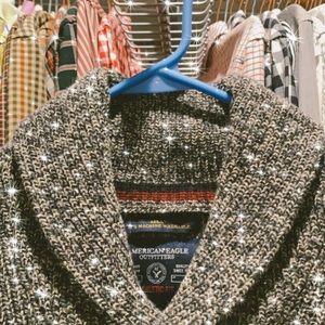 AE athletic fit collar sweater